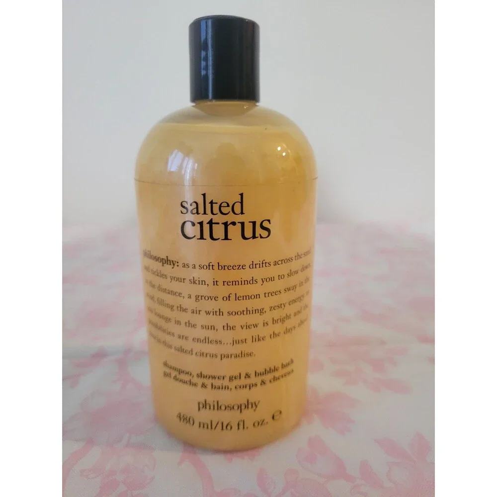 Three Bottles Philosophy 3-in-1 Shower Gel Shampoo Bubble Bath 16oz
